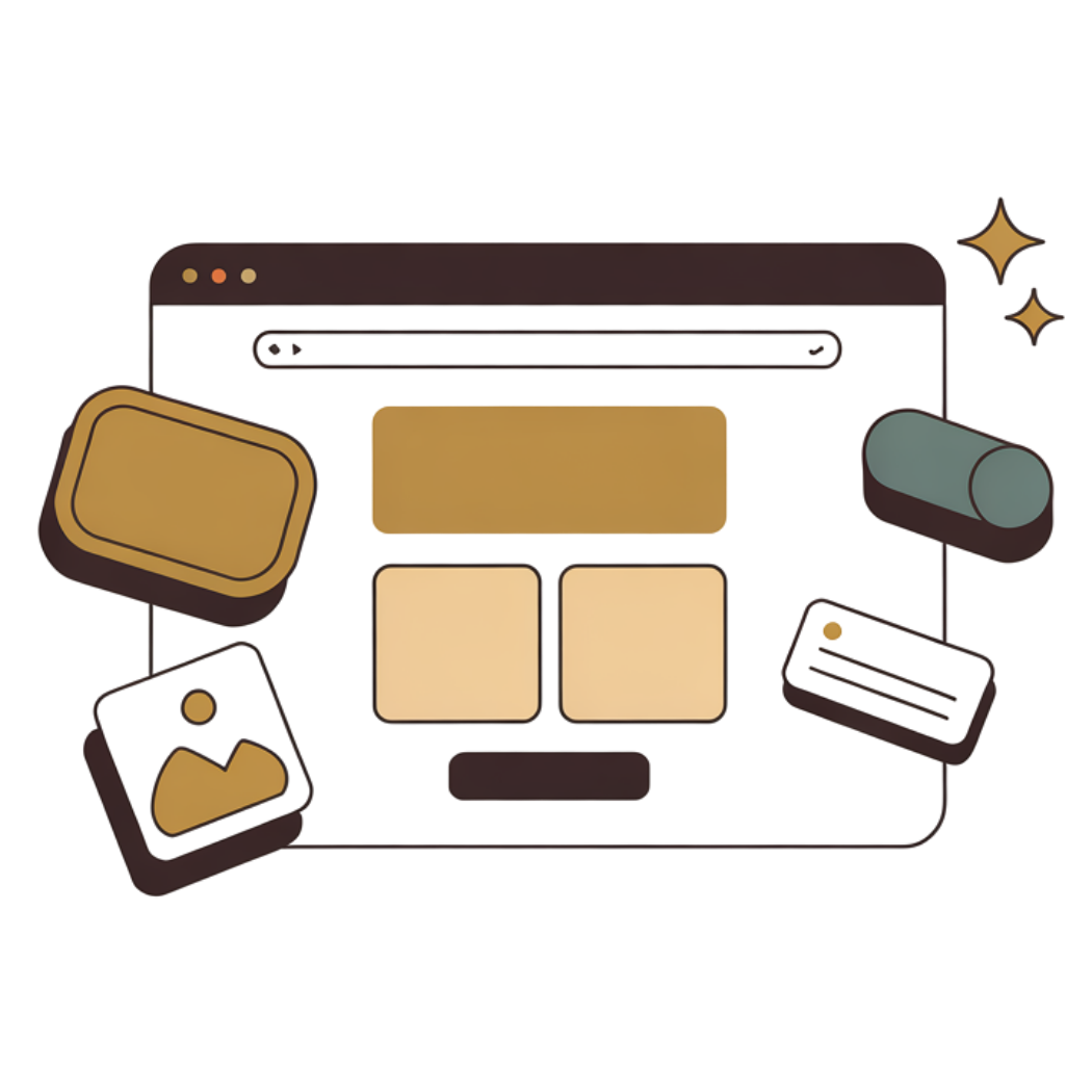 Hero — a website coming to life